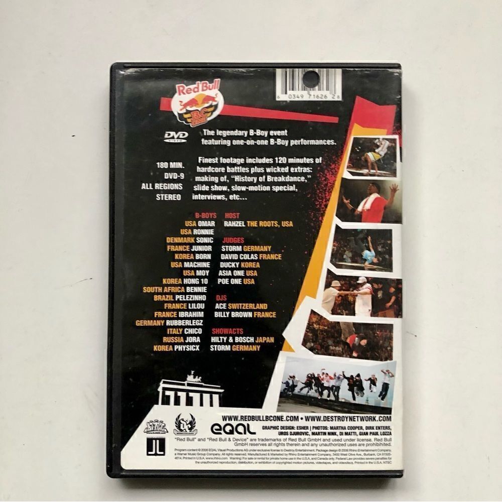 Red Bull Bc One Berlin B-Boy Break Dancing [DVD] - Picture 3 of 3
